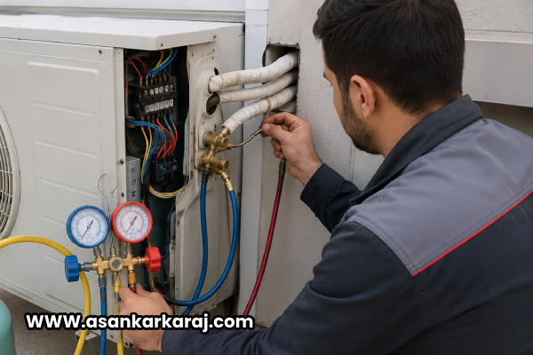 شارژ گاز داکت اسپلیت
