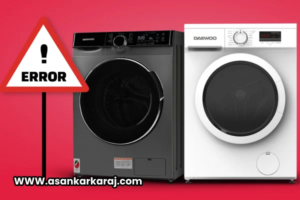 انواع ارورهای ماشین لباسشویی دوو
