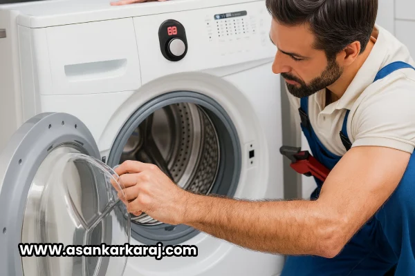 علت نچرخیدن دیگ ماشین لباسشویی