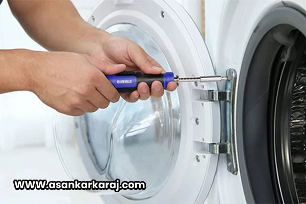 رفع مشکل باز نشدن درب ماشین لباسشویی
