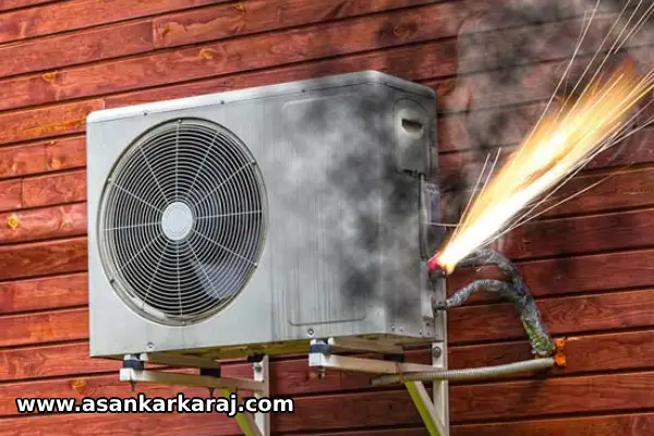 بوی سوختگی کولر گازی