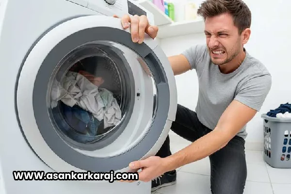 علت باز نشدن درب ماشین لباسشویی چیست؟